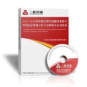 2016-2020年中国互联网金融信息服务市场动态聚焦分析及深度研究咨询